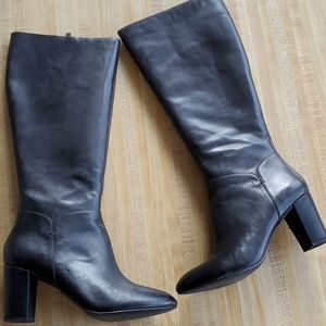 H by Halston Dark Heeled Boots